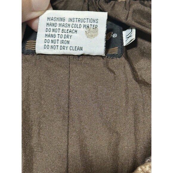 Vtg Gamehide Hunting Pants Men XL Mossy Oak Woodland Camo Hush Hide Soft Lined - Picture 12 of 13